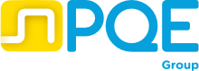 new PQE logo white tagline